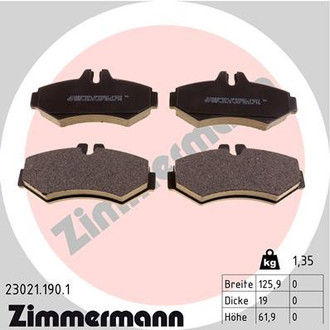 Zimmermann® - Rear Disc Brake Pad Set