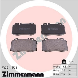 Zimmermann® - Front Disc Brake Pad Set
