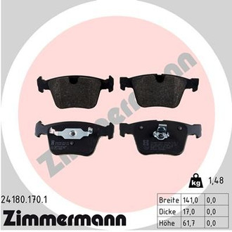 Zimmermann® - Rear Disc Brake Pad Set