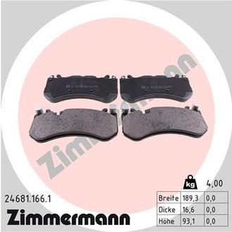 Zimmermann® - Front Disc Brake Pad Set