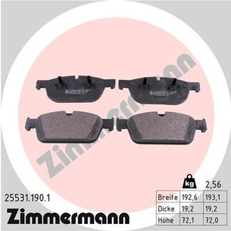 Zimmermann® - Front Disc Brake Pad Set