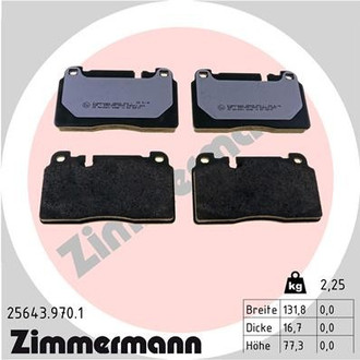 Zimmermann® - Front Disc Brake Pad Set