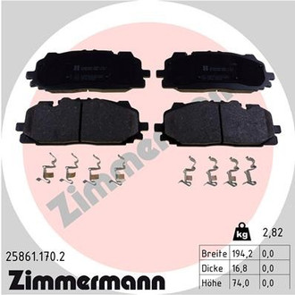 Zimmermann® - Front Disc Brake Pad Set