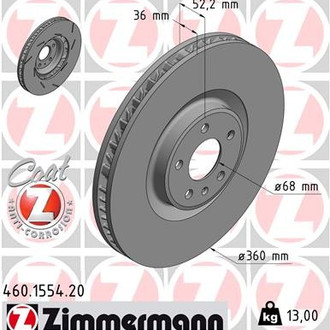 Zimmermann® - Coat-Z Brake Rotor