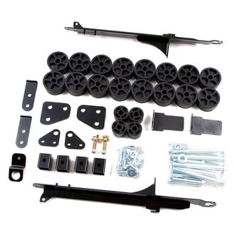Zone Offroad® - 1.5" x 1.5" Front and Rear Body Lift Kit