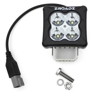 Zroadz® - G2 Series 3" 2x20W Square Spot Beam LED Lights