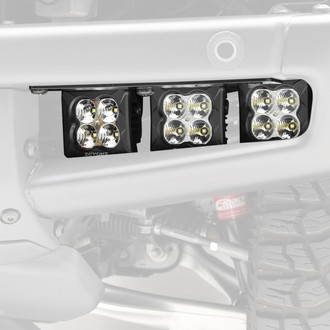 ZROADZ® - Front Bumper Bolt-on 3" 6x20W Cube Flood Beam White/Amber LED Light Kit