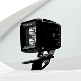 ZROADZ® - Hood Hinge Bolt-on 3" 2x20W Cube Flood Beam LED Pod Lights