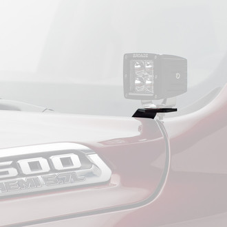 ZROADZ® - Mild Steel Bolt-on Hood Hinge Mounts for Two 3" LED Pod Lights