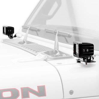 ZROADZ® - A-Pillar Bolt-on 3" 2x20W Cube Flood Beam LED Light Bar