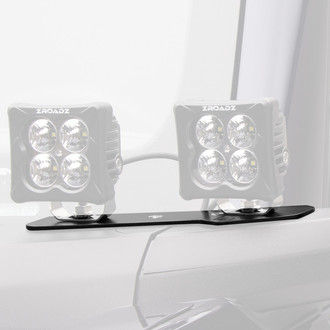 ZROADZ® - Mild Steel Bolt-on A-Pillar Mounts for Four 3" LED Pod Lights