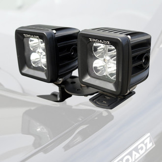 ZROADZ® - Hood Hinge Bolt-on 3" 4x20W Cube Flood Beam LED Pod Lights