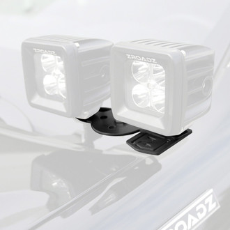 ZROADZ® - Mild Steel Bolt-on Hood Hinge Mounts for Four 3" LED Pod Lights