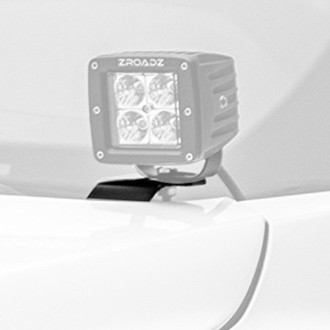 ZROADZ® - Mild Steel Bolt-on Hood Hinge Mounts for Two 3" LED Pod Lights