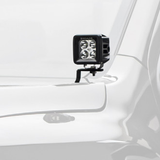 ZROADZ® - Hood Hinge Bolt-on 3" 2x20W Cube Flood Beam LED Pod Lights
