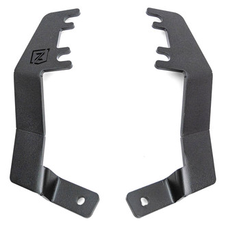 Zroadz® - Mild Steel Bolt-on Hood Hinge Mounts for Two 3" LED Pod Lights