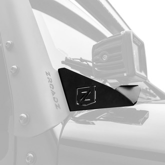 ZROADZ® - Mild Steel Bolt-on Lower A-Pillar Mounts for 3" LED Pod Lights
