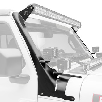 ZROADZ® - Mild Steel Bolt-on Roof Mounts for 52" LED Light Bar and Four 3" LED Pod Lights