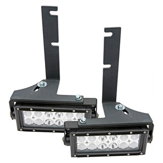 ZROADZ® - Mild Steel Bolt-on Rear Bumper Mounts for Two 6" LED Light Bars