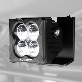 ZROADZ® - Rear Bumper Bolt-on 3" 2x20W Cube Flood Beam Amber LED Light Kit