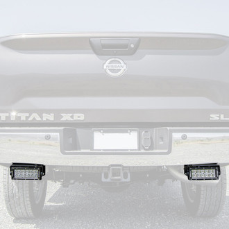 ZROADZ® - Rear Bumper Bolt-on 6" 2x36W Dual Row Combo Beam LED Light Bars