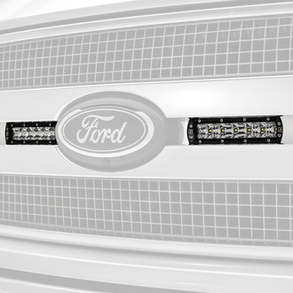 ZROADZ® - Grille OE Bolt-on 6" 2x30W Slim Brushed Housing Combo Beam LED Light Bars