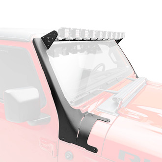 ZROADZ® - Mild Steel Bolt-on Roof and A-Pillar Mounts for For Ten 3" LED Lights